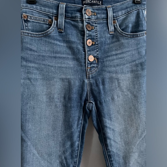 J Crew Factory Mercantile Toothpick Jean - size 24 - Picture 4 of 6